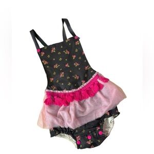 Liboosha Handmade Romper. Size 2/3. HTF. Boho. Birthday Party. Great Condition